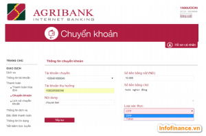 Agribank e-mobile banking có chuyển khoản cho ngân hàng khác được không?