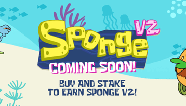 Sponge Meme Coin Ra Đời Phiên Bản Stake to Earn $SPONGEV2 Nâng cấp