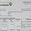 Mẫu đơn xin sao kê tài khoản ngân hàng Vietcombank. Tải về và hướng dẫn