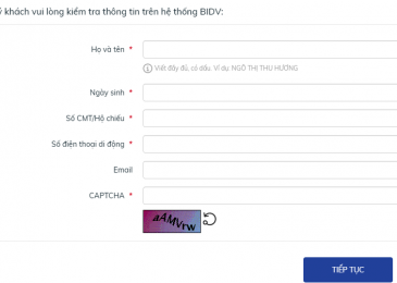 Cách mở tài khoản ngân hàng BIDV Online 2023 miễn phí đăng ký