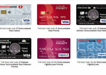 Các Loại Thẻ ATM của Ngân Hàng Techcombank và Biểu phí 2022