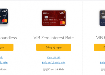 Các Loại Thẻ ATM của Ngân Hàng VIB và Biểu phí 2022