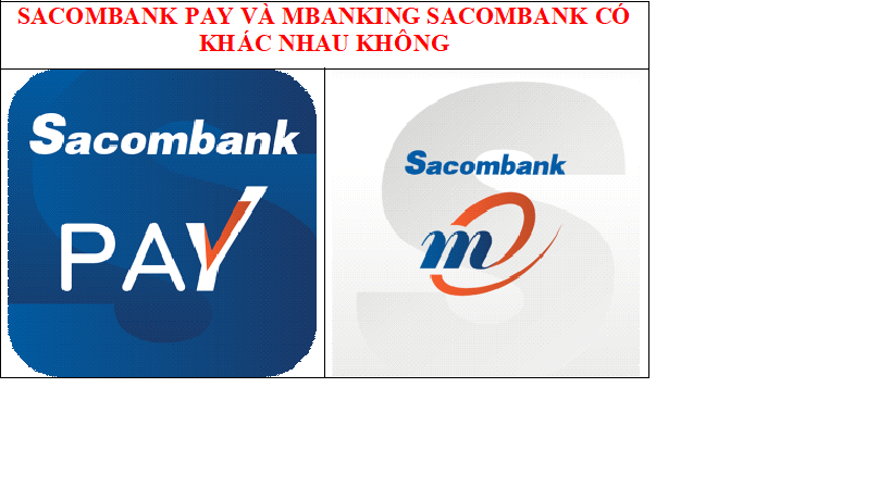 Sacombank Pay và Mbanking Khác Nhau Như Thế Nào?