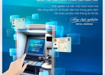 Cách rút tiền bằng thẻ căn cước CCCD tại cây ATM 2022