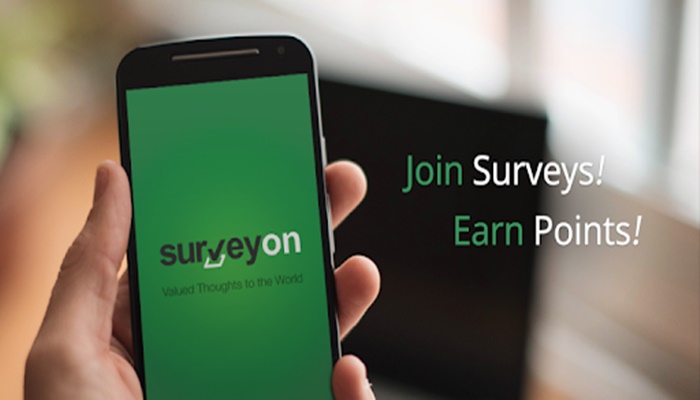 App kiếm thẻ cào Surveyon