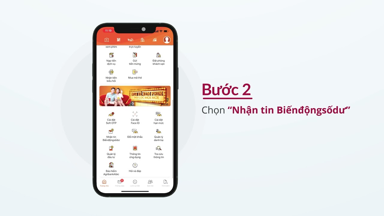 Hủy dịch vụ OTT của Agribank. Hủy SMS Agribank e-mobile banking