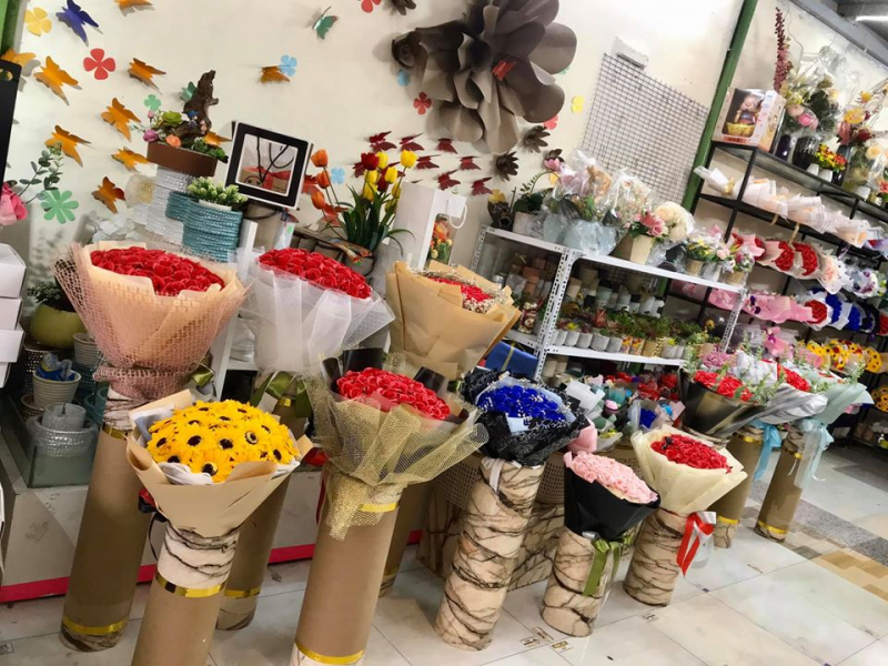 Cửa hàng hoa sáp TPHCM