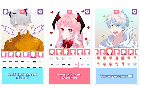 TOP 10 App tạo nhân vật Anime cho riêng mình 3D đẹp 