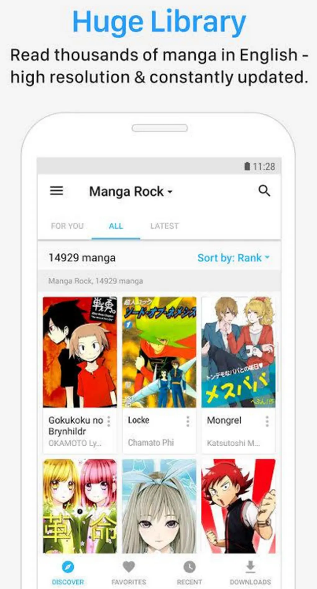 Manga Rock - App đọc truyện tranh Trung Quốc