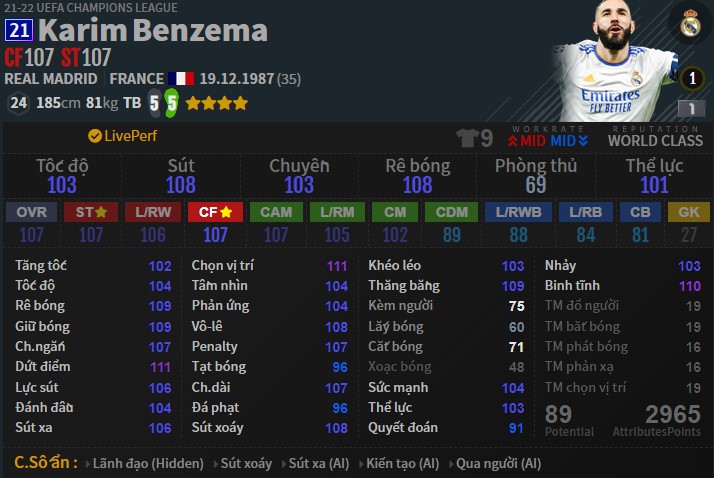 Benzema FO4 