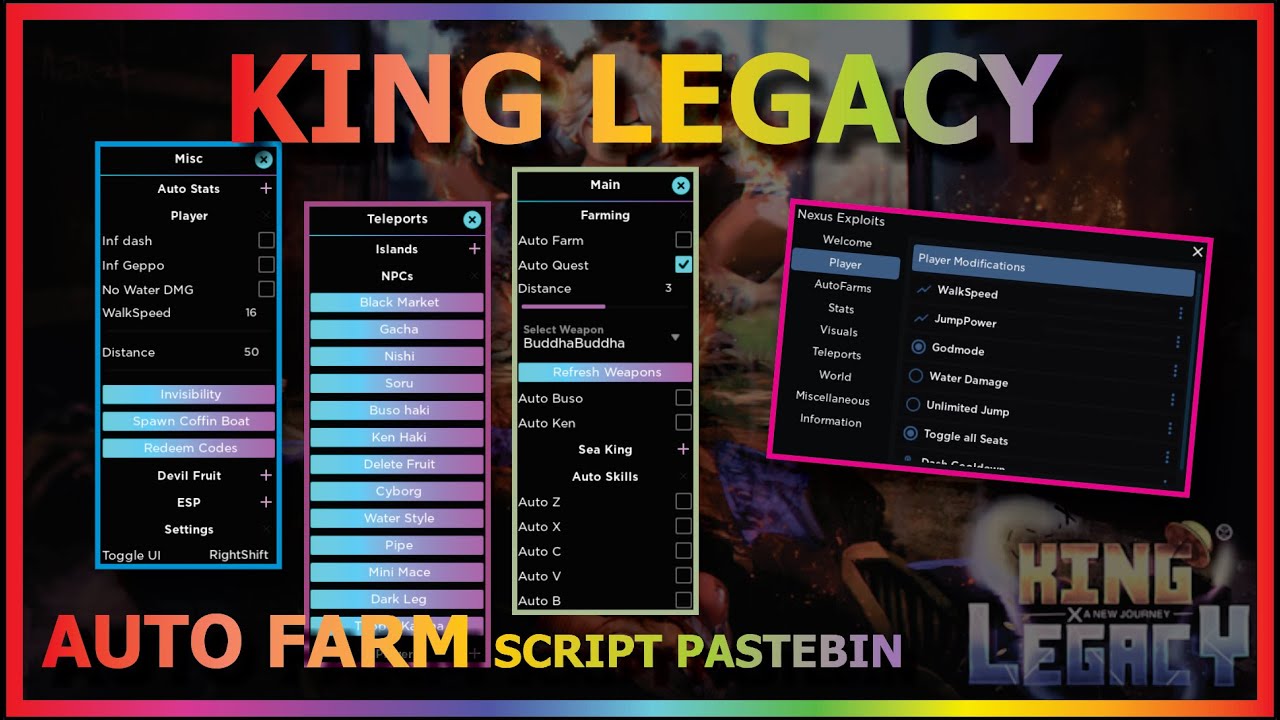 Link Script Hack King Legacy Mobile Pc Update Mới Nhất 2023 - Infofinance.Vn