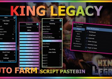 Link script hack king legacy mobile pc update mới nhất 2024