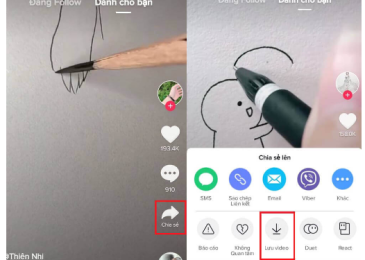 Cách lưu video Tiktok không logo trên iPhone/Android 2023