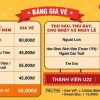 Giá vé CGV VinCom Đà Nẵng, Thủ Đức, Đồng Khởi,… 2024 và Lịch chiếu, Menu bắp nước