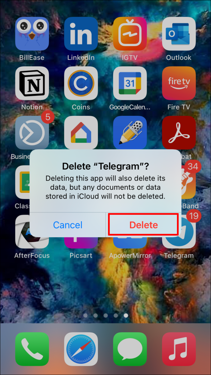 Fix Telegram this message cannot be displayed on smart phone - Step 4