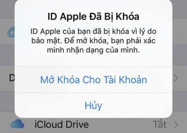 ID Apple Bị Khóa vì Bảo Mật phải làm sao? Thử ngay 5 cách này