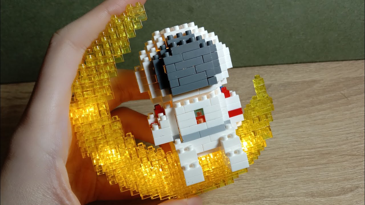 Cách lắp Lego Mặt trăng Mini Có đèn 