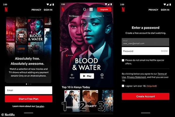 Cách đăng ký Netflix Free 2