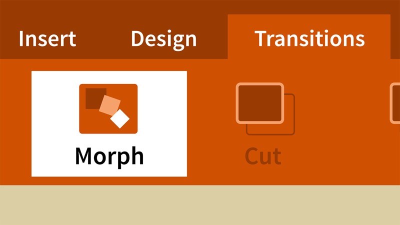 Lỗi không có hiệu ứng Morph trong PowerPoint 2016