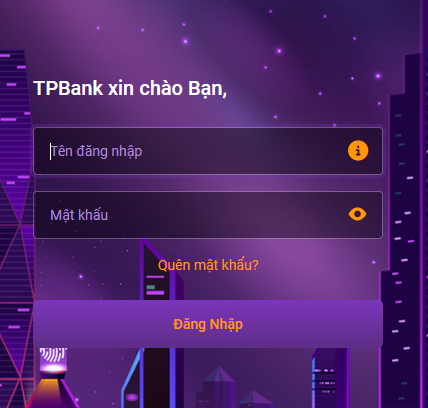 Cách chuyển đổi trả góp thẻ tín dụng TPBank Evo online