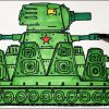 Cách vẽ xe tăng đẹp nhất: T-34, Kb-99, Kv-44, Kv-6 đơn giản mà dễ nhất