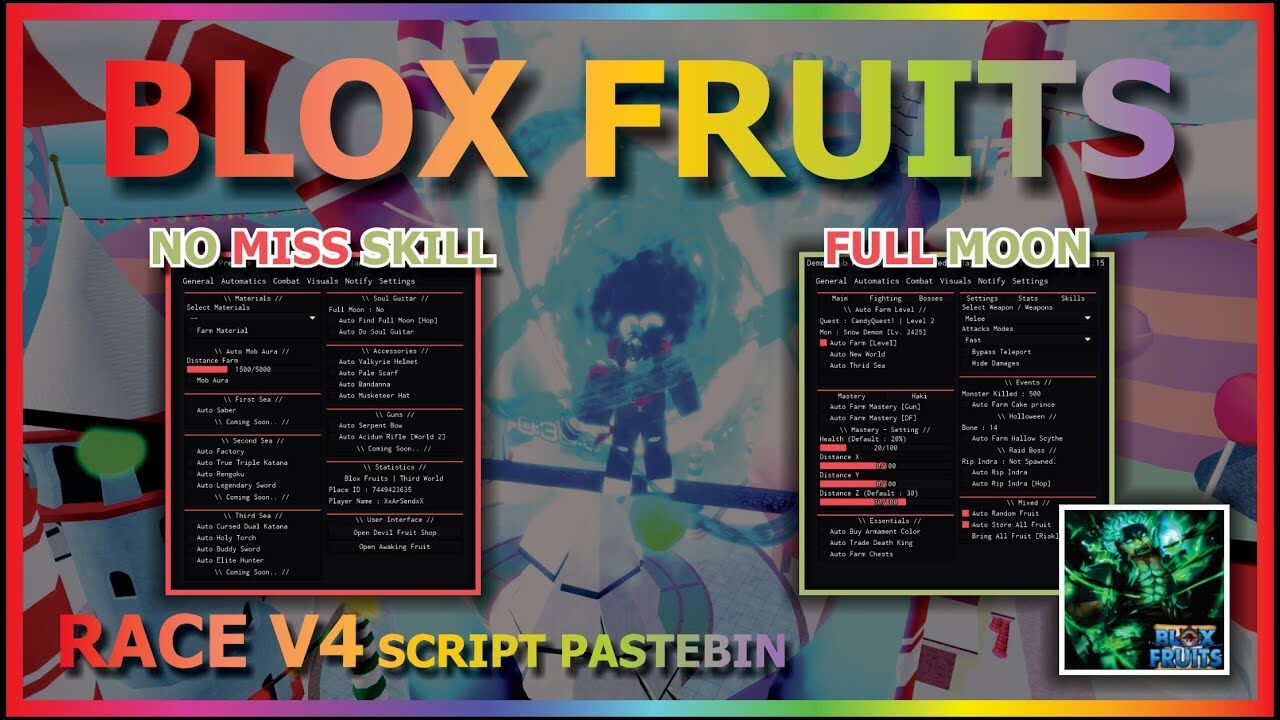 Script Blox Fruit race 4 là gì?