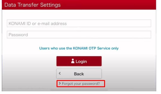 Cách lấy lại mật khẩu Konami ID PES 2023