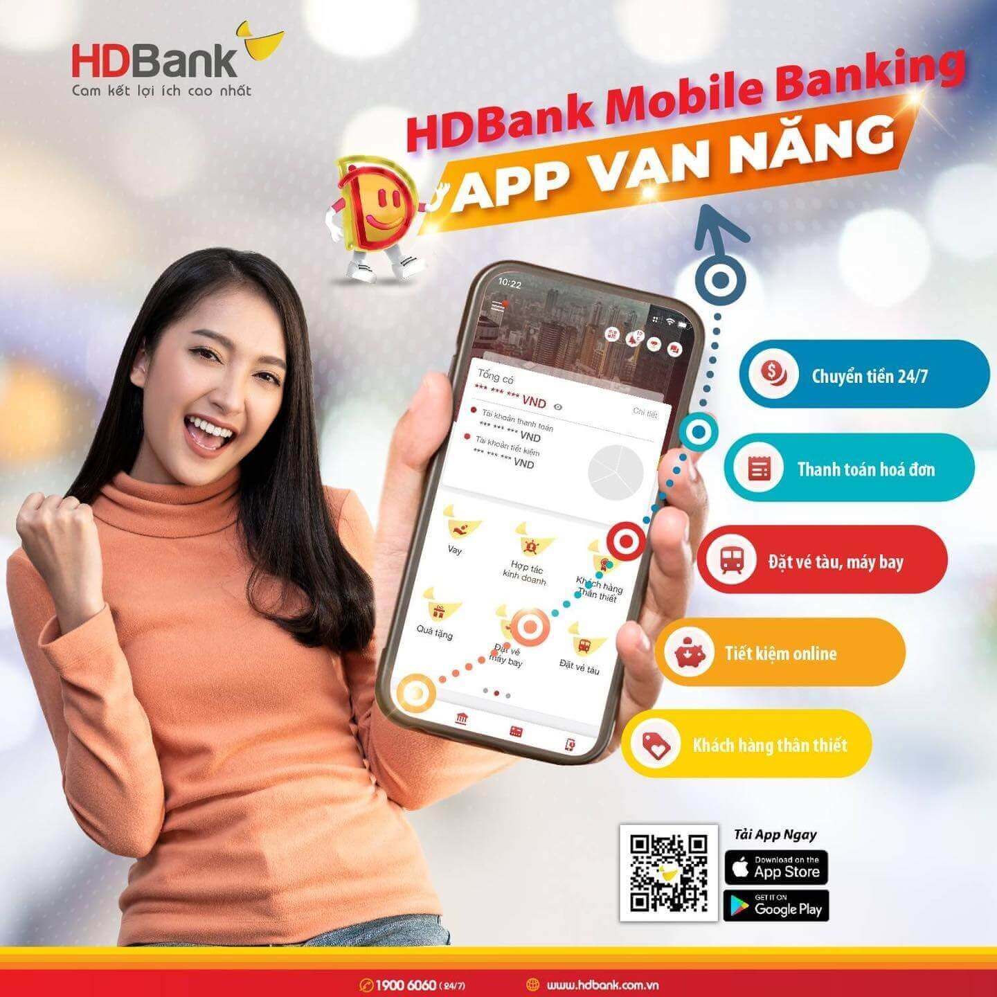 Đăng nhập app HDBank để làm gì
