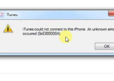 Lỗi iTunes 0xE80000A và Cách khắc phục được ngay 2023