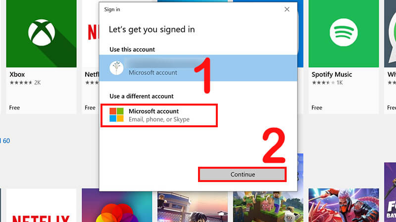 Cách đăng nhập tài khoản Microsoft trên laptop