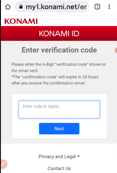 Cách đổi email Konami 5