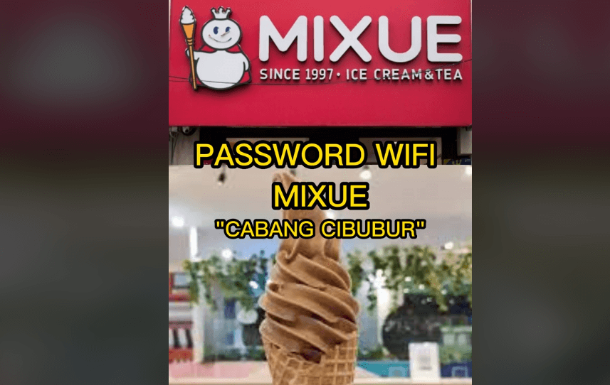 Cách lấy pass Wifi Mixue