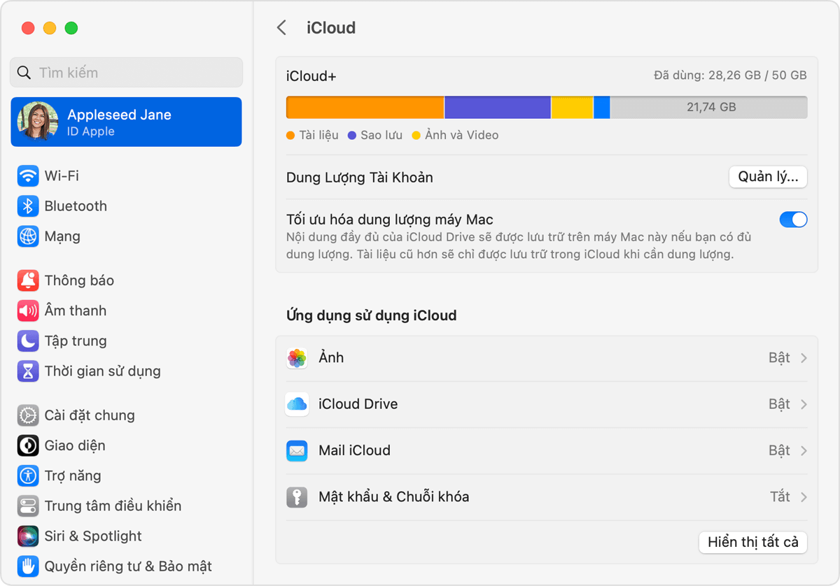 Cách hủy gói iCloud 19K 50GB trên Macbook 
