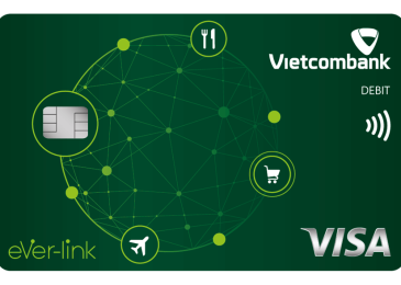 Thẻ Visa Ever Link Vietcombank là thẻ gì? Có rút tiền mặt được không?